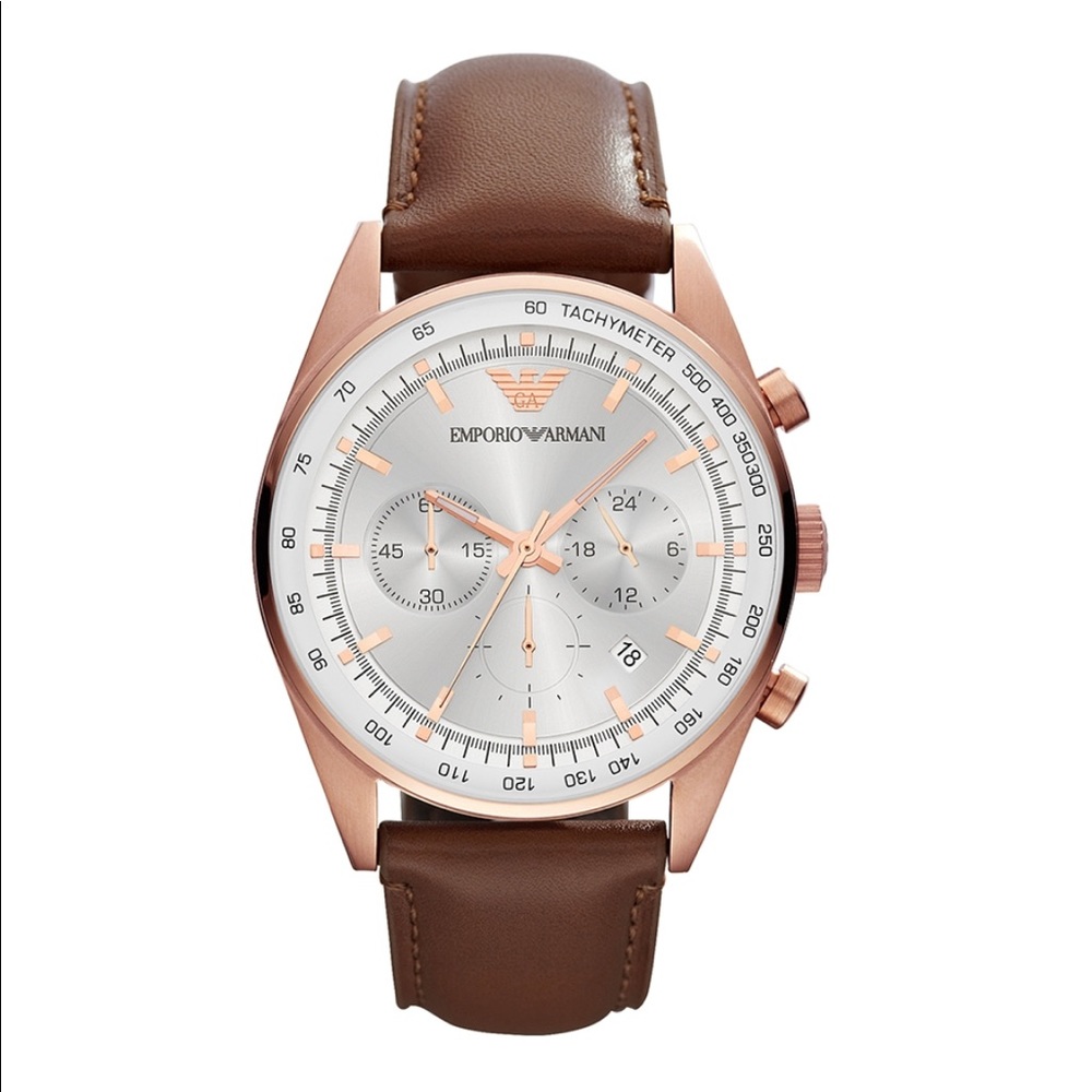 EMPORIO ARMANI Chronograph Silver Dial Men’s watch
